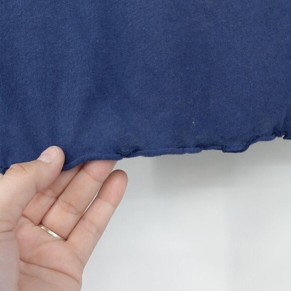 We The Free FP Bird Gang Tee In Moonlight Surf Women's XS Crop Wide Sleeves - Picture 5 of 10